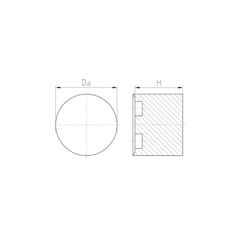 Jacob - Durchführungstülle Dichtring ohne Bohrung WJ-D 9 STO − 100 Stück