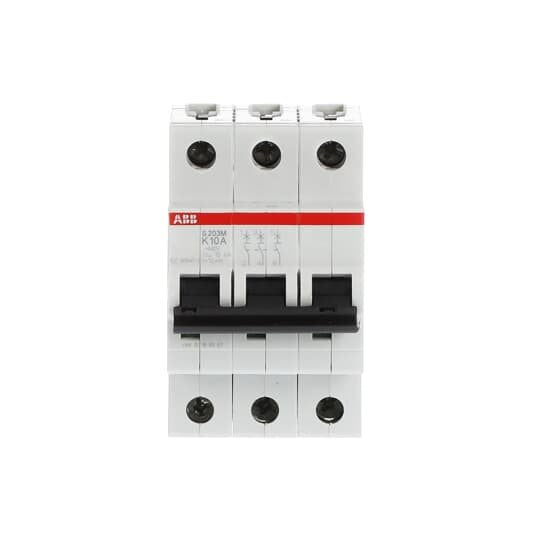 ABB Stotz S&J - Leitungsschutzschalter Sicherungsautomat S203M-K10 10kA 10A K 3p