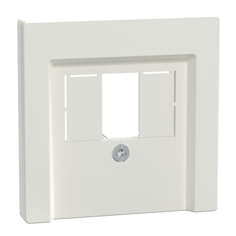 Merten - Einsatz/Abdeckung für Kommunikationstechnik Zentralplatte pws/gl 296019 für Anschlussdose