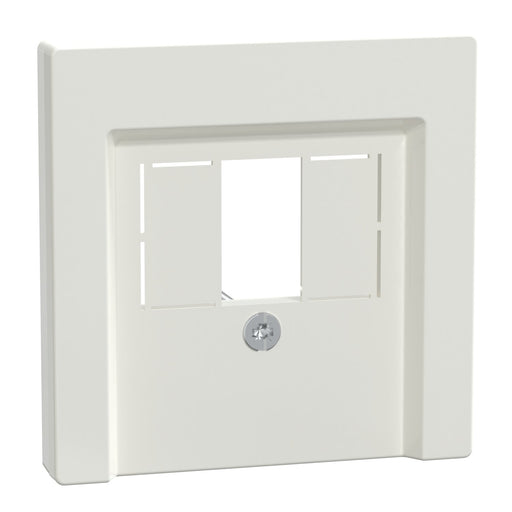 Merten - Einsatz/Abdeckung für Kommunikationstechnik Zentralplatte pws/gl 296019 für Anschlussdose