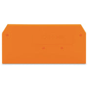 WAGO - Abschluss- und Zwischenplatte für Reihenklemme Abschlußplatte 280-309 2,5mm orange