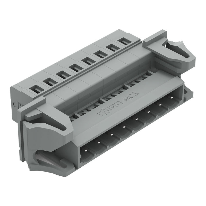 WAGO - Kabelsteckverbinder für Leiterplattensteckverbinder 1-Leiter-Stiftleiste 231-608/114-000 CAGECLAMP,2,5mm²,gr − 25 Stück