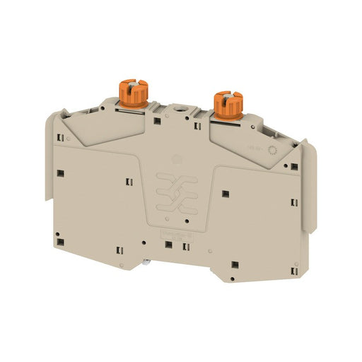 Weidmüller - Endklammer/-halter für Reihenklemme Endwinkel CS TTB Wemid, dunkelbeige − 10 Stück