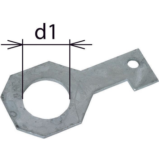 DEHN - Zubehör/Ersatzteile für Überspannungsschutz Informations-/MSR-Technik Anschlussbügel AB EXFS IF3 G 42 D=42mm f.M39