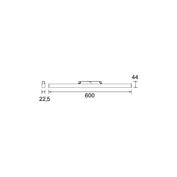 Brumberg Leuchten - Downlight/Strahler/Flutlicht LED 48V Linear-Leuchte 43101083 dimmbar