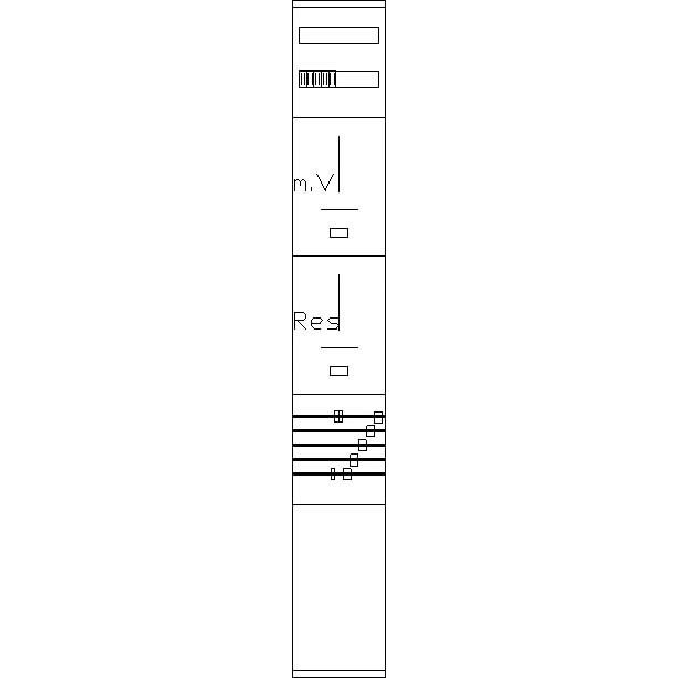 ABN - Zählerfeld Komplett-Zählerplatz Z112H705N 3Pkt.BH12 DE