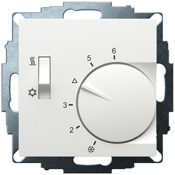 Eberle Controls - Raumthermostat/Uhrenthermostat UP-Raumregler 5-30C AC230V UTE 1770-RAL9016-M55 1Wechsler