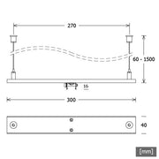 LTS Licht&Leuchten - Mechanisches Zubehör/Ersatzteile für Leuchten Abhängezubehör ST-A S28ws weiß