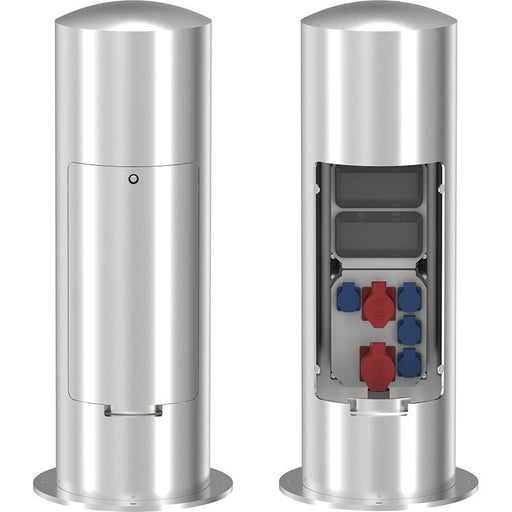 Leipziger Leuchten - Licht-/Energiesäule Elektroversorgungspoller 9.946.0996304SC16C32 4xSchutzk.250V/16A