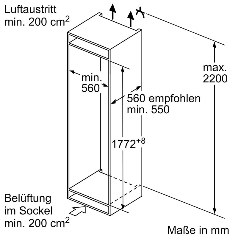 Siemens MDA - Kühl-/Gefrierkombination EB-Kühl/Gefrierkombi KI87VVFE1