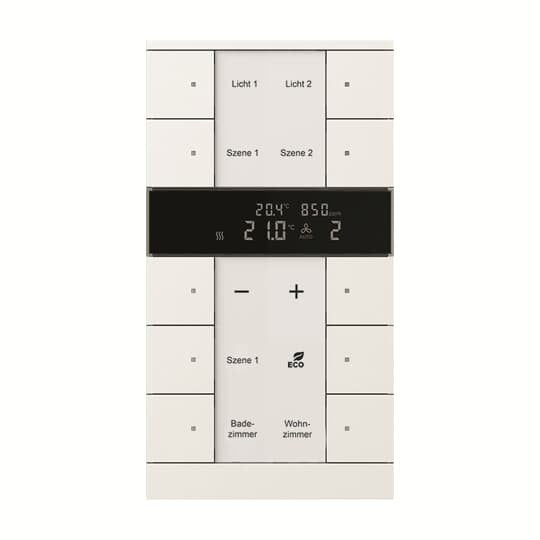 Busch-Jaeger - Bussystem-Physikalischer Sensor HVAC/CO2-Gerät SBC/U10.0.11-884 10fach, BE,studio/ws