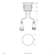 EVN Lichttechnik - Bodeneinbauleuchte LED Bodenleuchte P67108802L 12V/DC, IP67 3000K