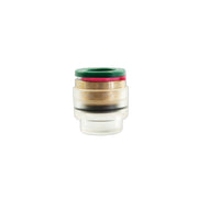 Homeway - Endkappe für Glasfaserröhre Endkappe HW-HEXEK7TR 7mm, transparent