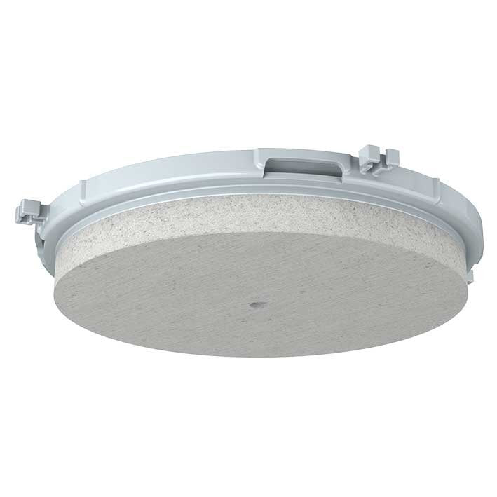 Kaiser - Zubehör/Ersatzteile für Leuchteneinbaugehäuse Einbaugehäuse HaloX 100 1281-11A06 Frontteil, univ. − 8 Stück