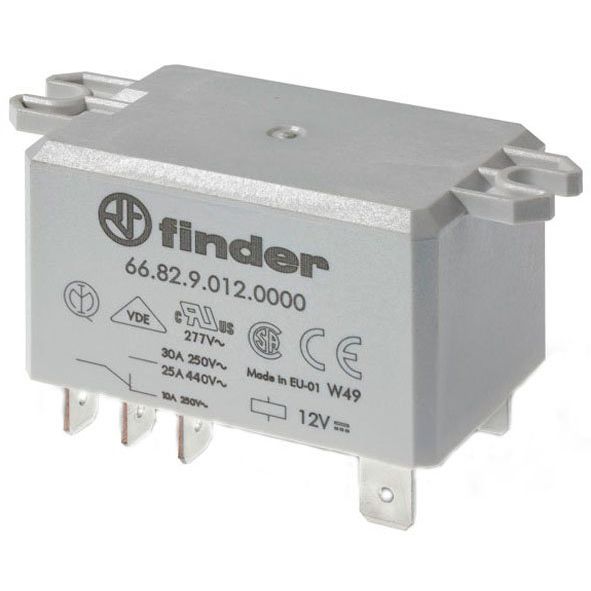 Finder - Schaltrelais Relais 66.82.8.230.1300 2S, 30A  − 10 Stück
