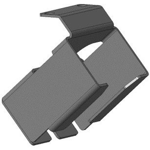 Bernstein - Komponente für den Ausbau (Schaltschrank) Mousegarage BG MOUSEGAR RAL9006 Höhenverstellung