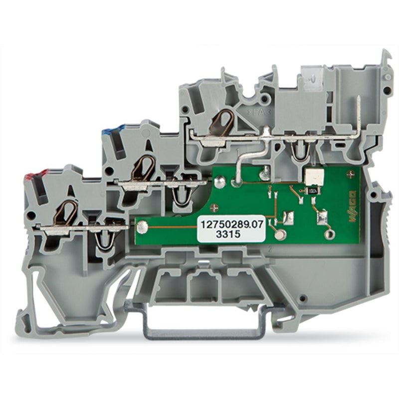 WAGO - Initiator/Aktor-Reihenklemme 3-Leiter-Initiatorenklemme 2020-5311/1102-950 LED gelb − 50 Stück