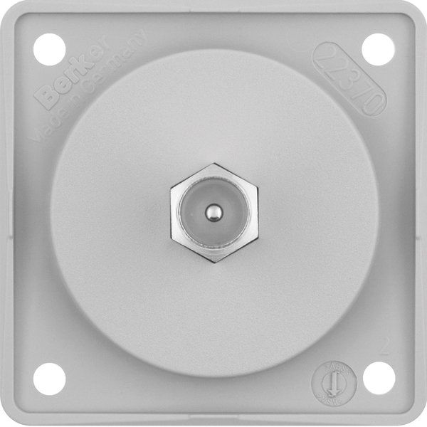Berker - Antennensteckdose Antennen Verbinderdose TV 945812506 Berker B.Mobilgrau