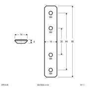 EVN Lichttechnik - Mechanisches Zubehör/Ersatzteile für Leuchten Verbinder APEXLVB