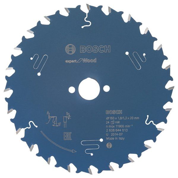 Bosch - Kreissägeblatt Expert for 2608644013 Wood H 160 x 20 Z24