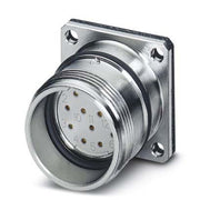 Phoenix Contact - Rundsteckverbinder, feldkonfektionierbar (Industriesteckverbinder) Flanschdose 12-pol. RC-12S1N122300 − 40 Stück
