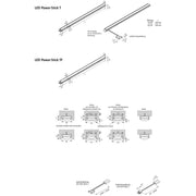 Hera - Decken-/Wandleuchte LED Power-Stick TF 20202640202 300mm 36 LED ww