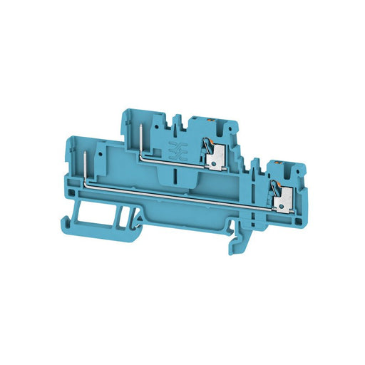 Weidmüller - Durchgangs-Reihenklemme Klemme APGTB 1.5 2T 4C/2 BL PUSH IN, 1.5 mm² − 50 Stück