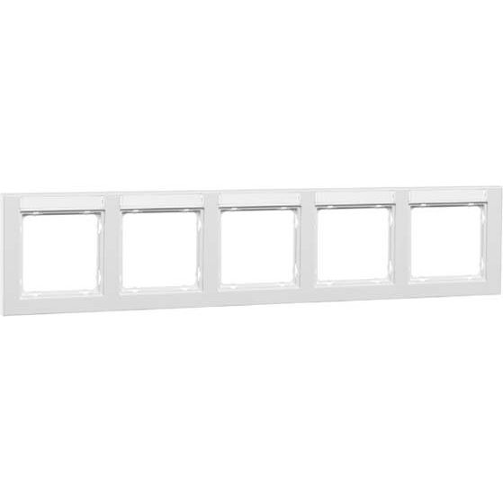 Peha - Abdeckrahmen Rahmen 5-fach rws D 20.685.022 T NA waagerecht