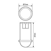 ESYLUX - Elektrisches Zubehör/Ersatzteile für Leuchten DALI Bewegungsmelder ALVA BL #EL10521829 für ALVA