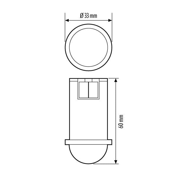 ESYLUX - Elektrisches Zubehör/Ersatzteile für Leuchten DALI Bewegungsmelder ALVA BL #EL10521829 für ALVA
