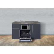 Stengel - Mini-Küche Miniküche Premiumline MPGSMSG150GSMWIKFreB Schiefergrau