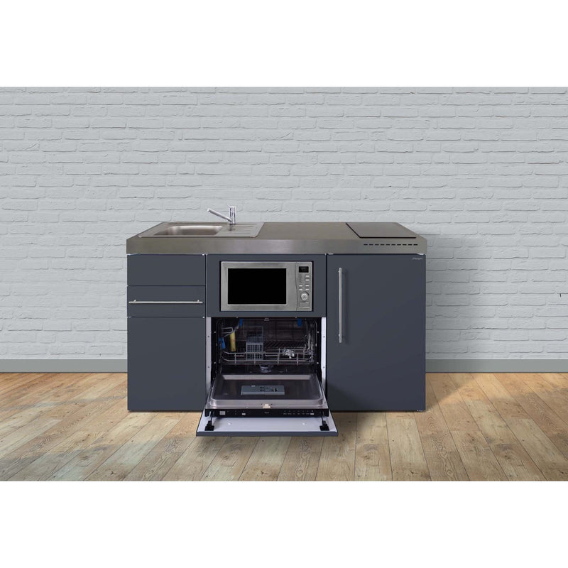 Stengel - Mini-Küche Miniküche Premiumline MPGSMSG150GSMWIKFreB Schiefergrau