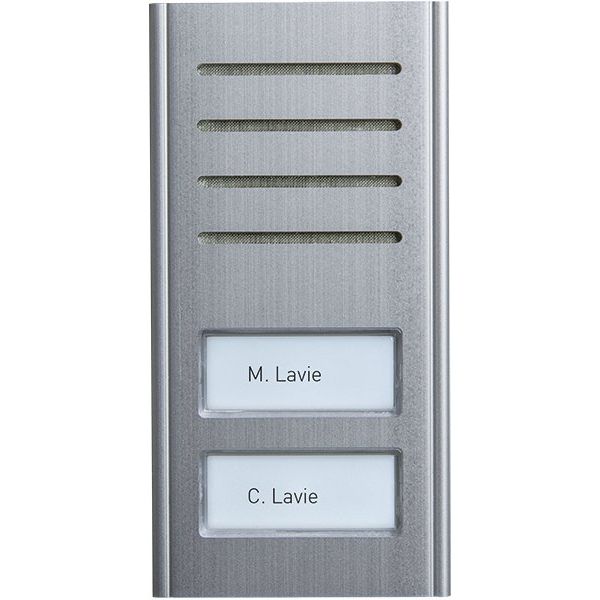 TCS Tür Control - Türstation für Türkommunikation Audio Außenstation ASX13002-0010 2Tasten 1-reih.AP si