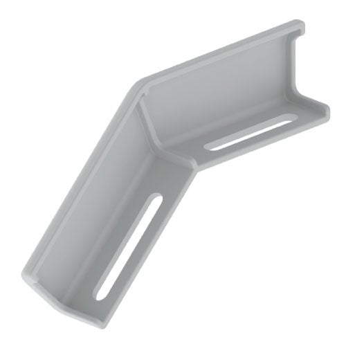 Unex - Verbinder für Kabeltragsystem Winkelverbinder fallend gr 66842-48 60 U48X RAL7038 − 12 Stück
