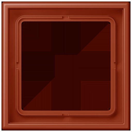 Jung - Abdeckrahmen Rahmen 1-fach LC 981 232 locre rouge