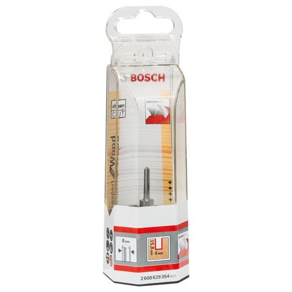 Bosch - Fräser Nutfräser Expert for Wood, 2608629354 Voll-Carbide 8 mm D1