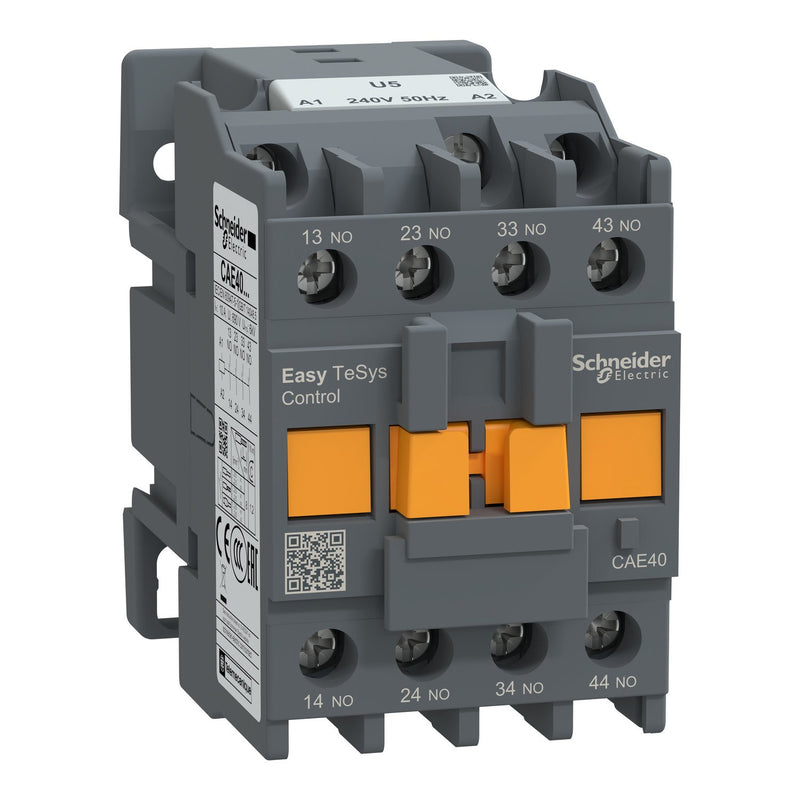 Schneider Electric - Hilfsschütz, Relais Steuerrelais Easy TeSys CAE40U5 4NO 240V AC 50Hz