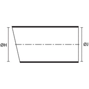 HellermannTyton - Aufteilkappe Warmschrumpfformteil 1108-1-G PO-X BK 3:1, schwarz