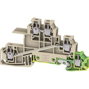 Weidmüller - Installations-Etagenklemme Verteilerklemme WDL 2.5/S/L/L/PE 84,5x6,1x49mm