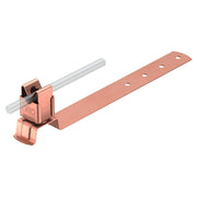 OBO Bettermann - Dachleitungshalter für Blitzschutz Dachleitungshalter 157 F-CU 410 Cu − 10 Stück