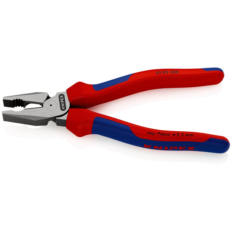 Knipex - Kombizange Kraft-Kombizange 02 200 schwarz, 200mm