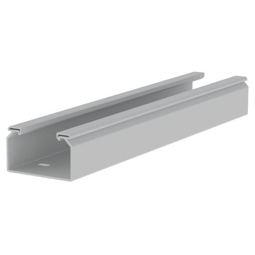 Unex - Kabelrinne Kabelbahn ungelocht grau 66101-48 60x100 U48X RAL7038 − 24 Meter