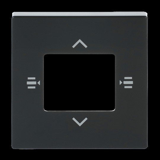 Busch-Jaeger - Einsatz/Abdeckung für Kommunikationstechnik Zentralscheibe anth 6108/61-81 7-fach KNX