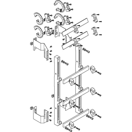 ABN - Verteilerfeld für Installationsverteiler Sammelschienen-Modul MFSC17965 flach 1FB/7RE