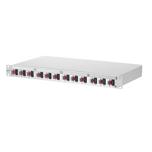 Metz Connect - Patchpanel LWL LWL-Patchfeld OpDAT PF 1502007512-E 1HE 12xLC-D OM4 VIK