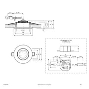 EVN Lichttechnik - Downlight/Strahler/Flutlicht LED-Deckenleuchte PC20N61640