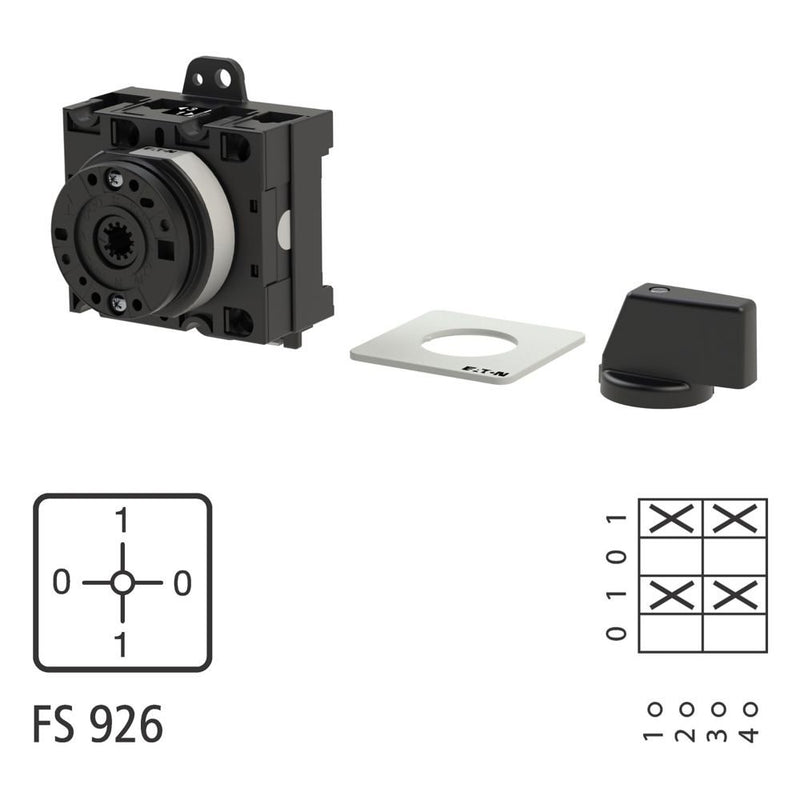 Eaton - Lasttrennschalter T3 32A Zwischenbau T3-1-15108/XZ Basisschalter 90Grd