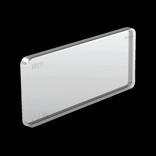 Unex - Bezeichnungsschildhalter Isolierende Kabelleiter 67011-CL U48X HF Grau − 12 Stück by Unex
