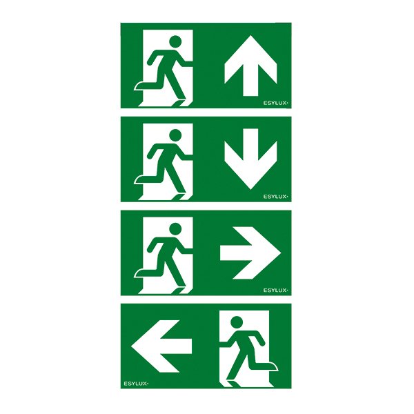ESYLUX - Piktogramm für Not-/Hinweisleuchte Symbol-Set SLB 21 SYMBOL SET 1