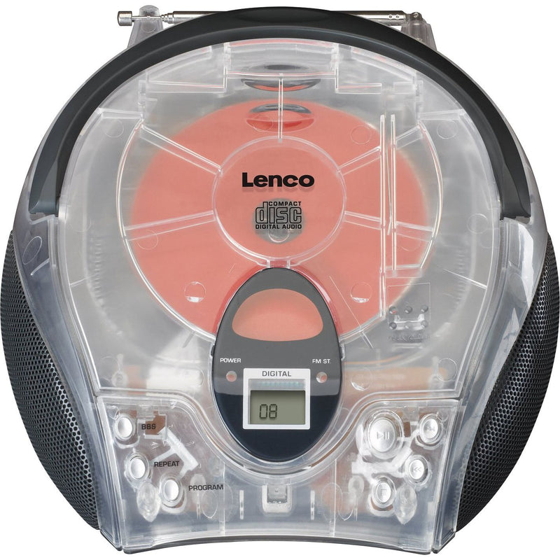 LENCO - Radio UKW-Radio m.CD SCD-24 transparent stereo,transparent